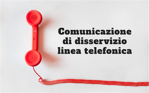 Avviso â€“ Interruzione delle linee telefoniche